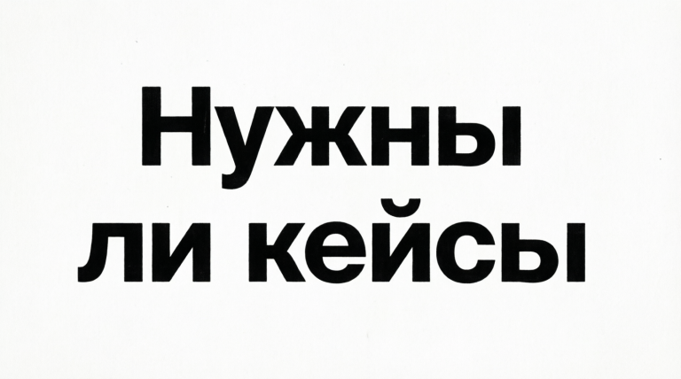 Нужны ли кейсы